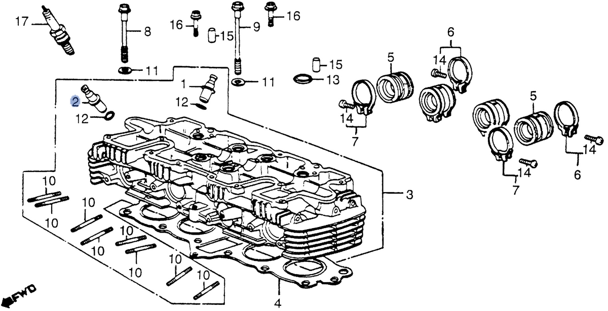 Honda OEM part 12023-460-771