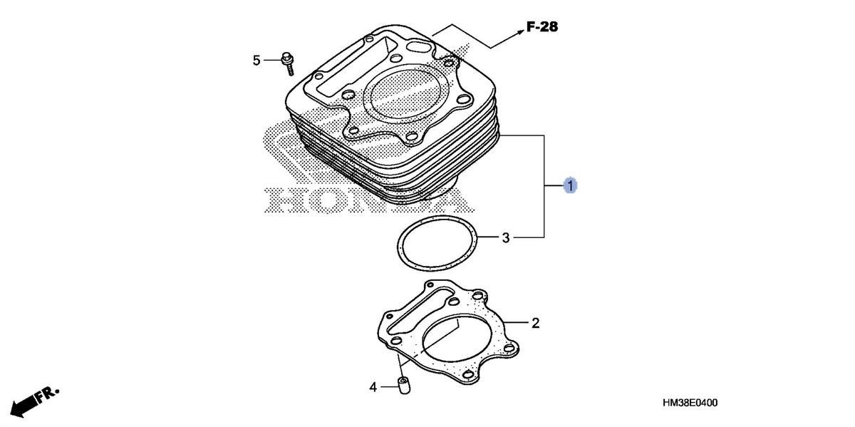 Honda OEM part 12100-HM3-L00