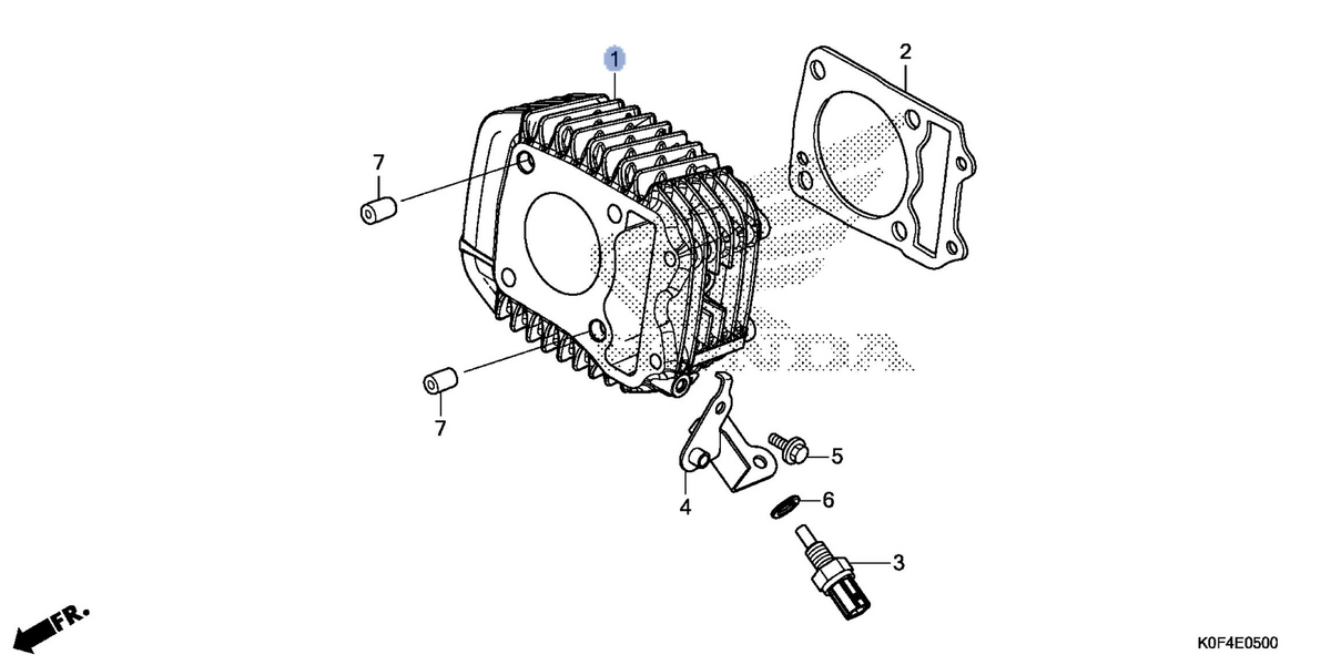 Honda OEM part 12100-K0F-T00