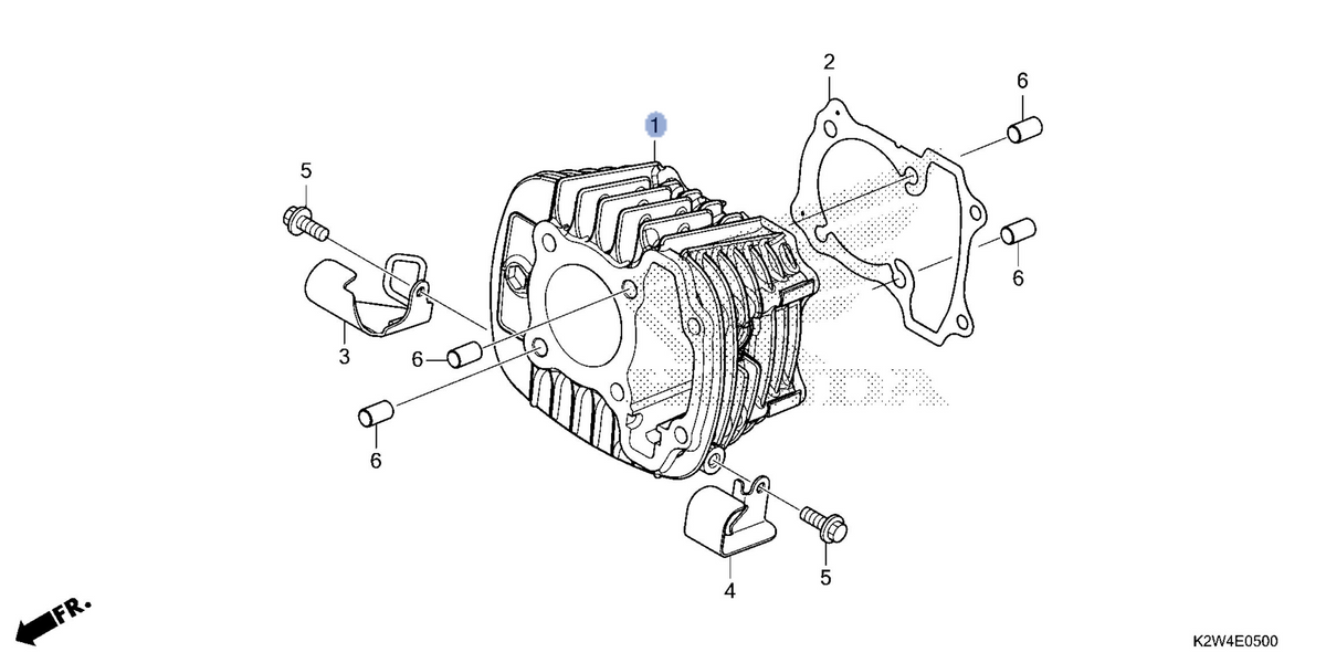 Honda OEM part 12100-K0G-T20