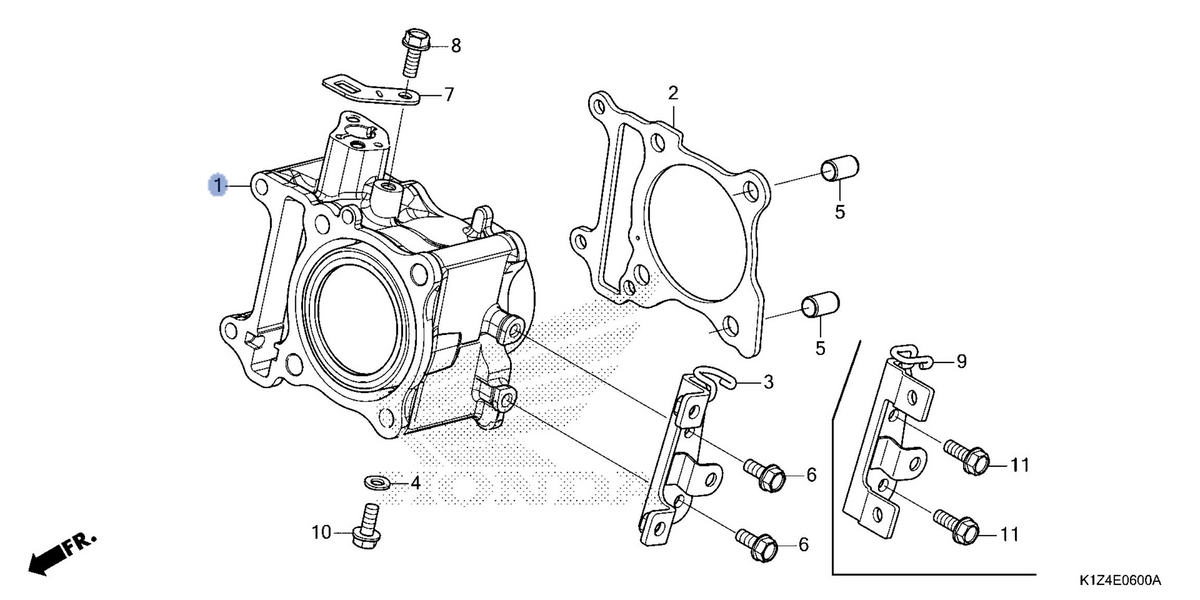 Honda OEM part 12100-K1Z-J50
