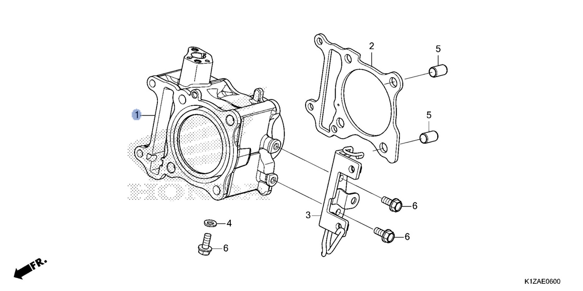 Honda OEM part 12100-K1Z-JC0