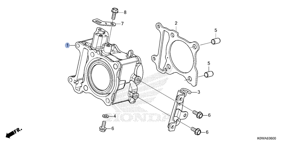 Honda OEM part 12100-K1Z-T00