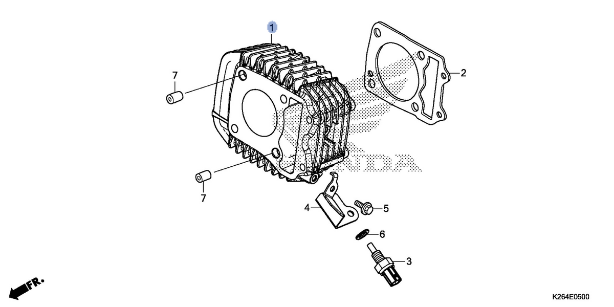 Honda OEM part 12100-K26-900