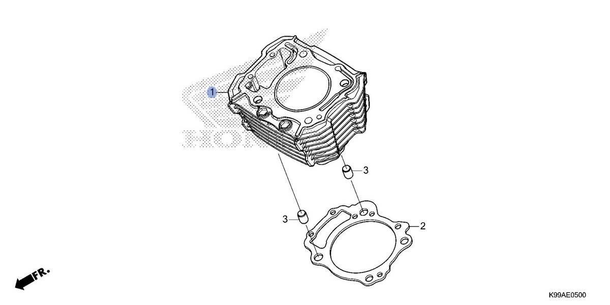 Honda OEM part 12100-K2K-B00