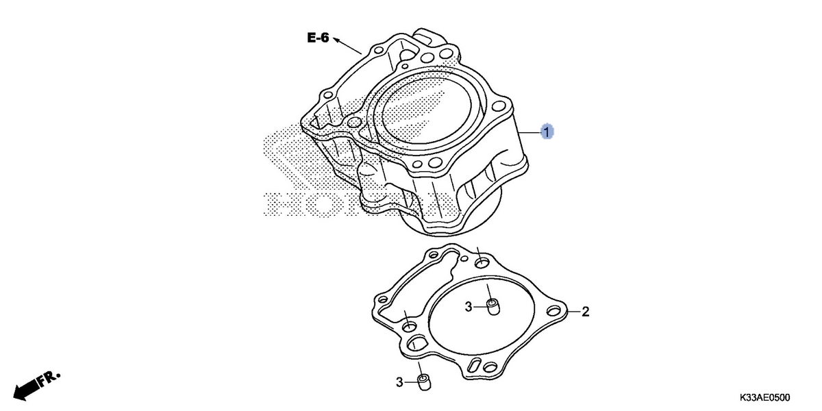 Honda OEM part 12100-K33-D00