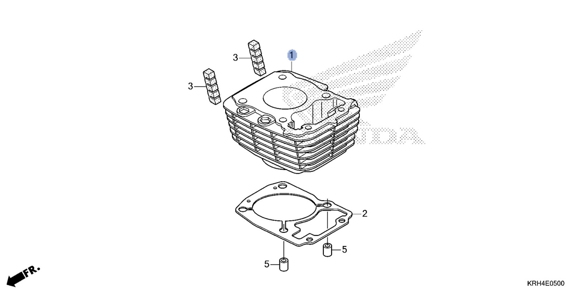 Honda OEM part 12100-KRH-650