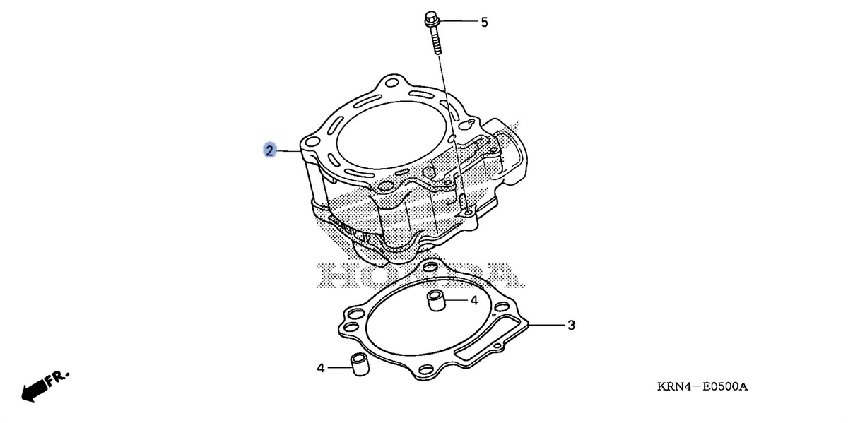 Honda OEM part 12100-KRN-732