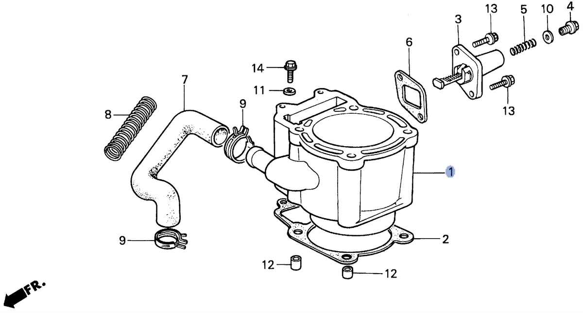 Honda OEM part 12100-KS4-691
