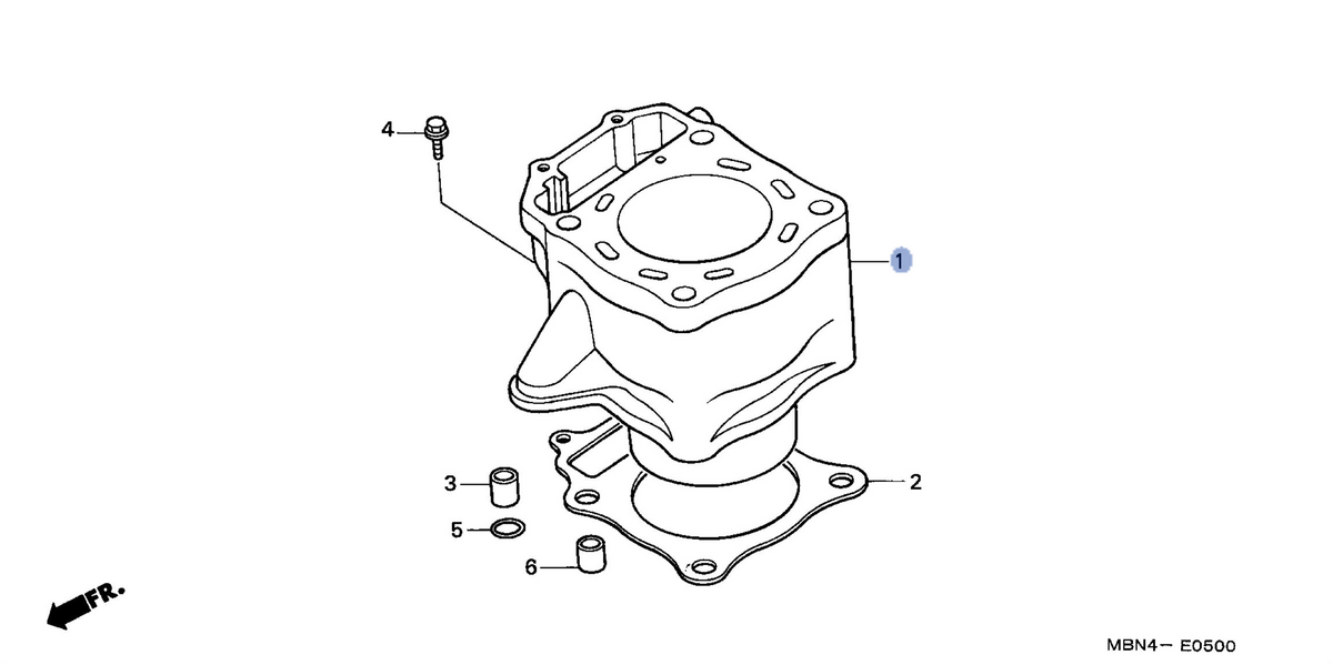 Honda OEM part 12100-MBN-670