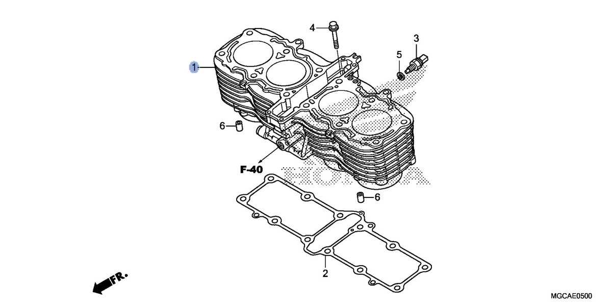 Honda OEM part 12100-MGC-000