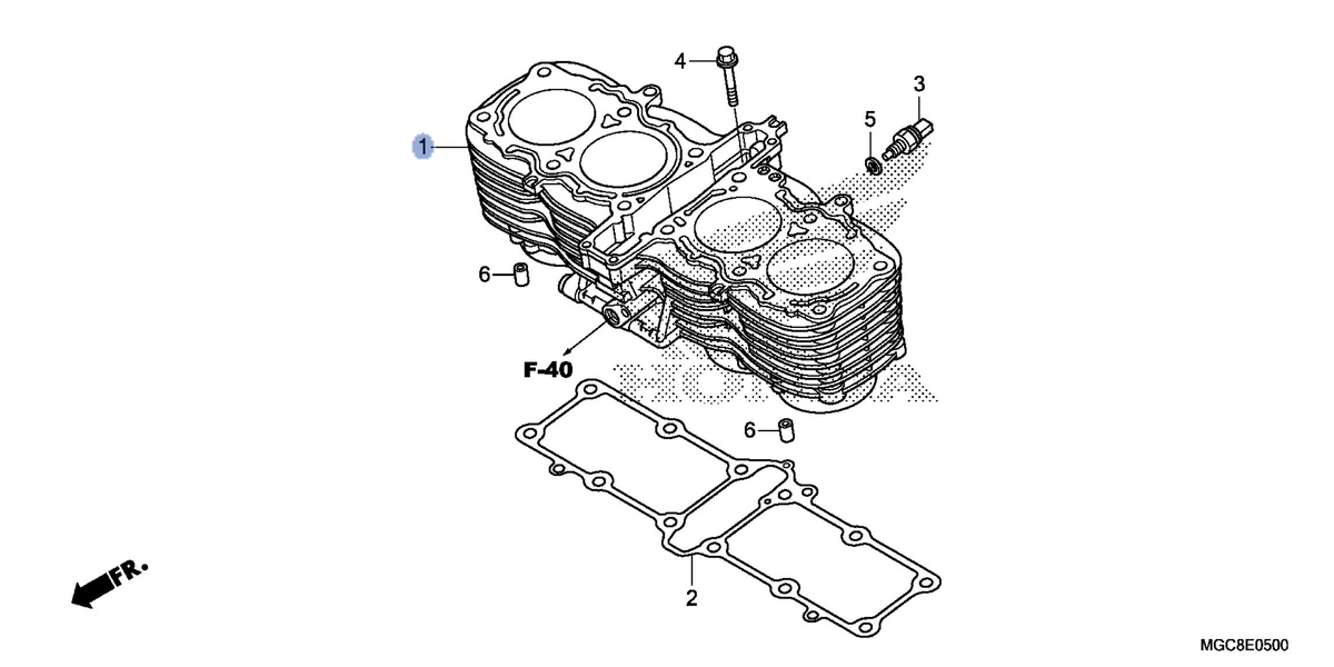 Honda OEM part 12100-MGC-921