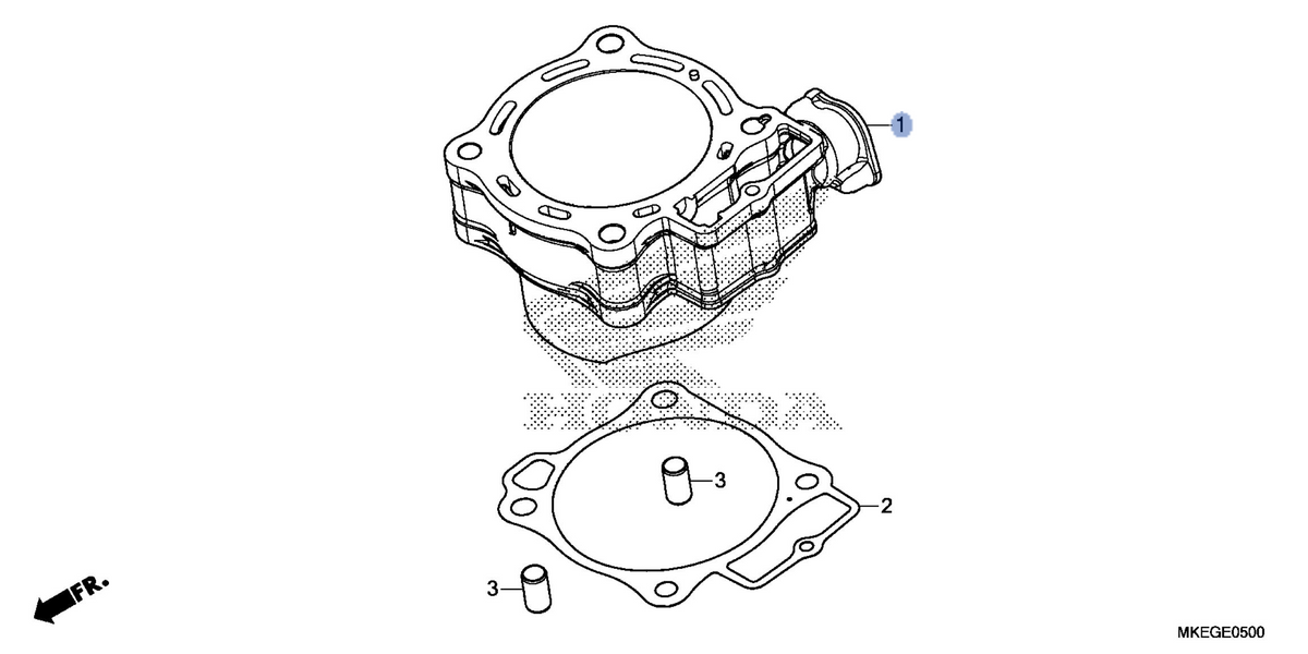 Honda OEM part 12100-MKE-A50