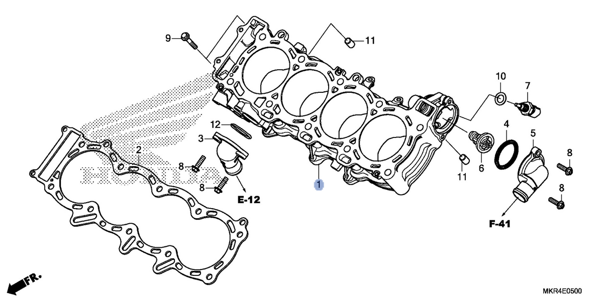 Honda OEM part 12100-MKR-D60