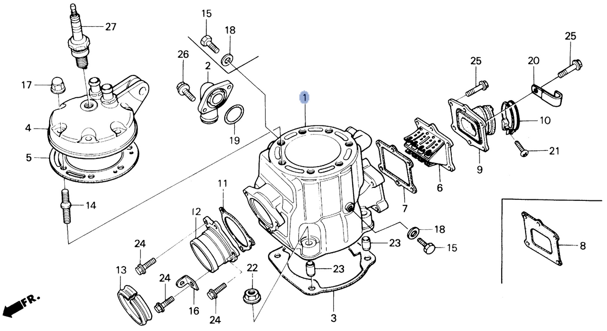 Honda OEM part 12100-ML3-680