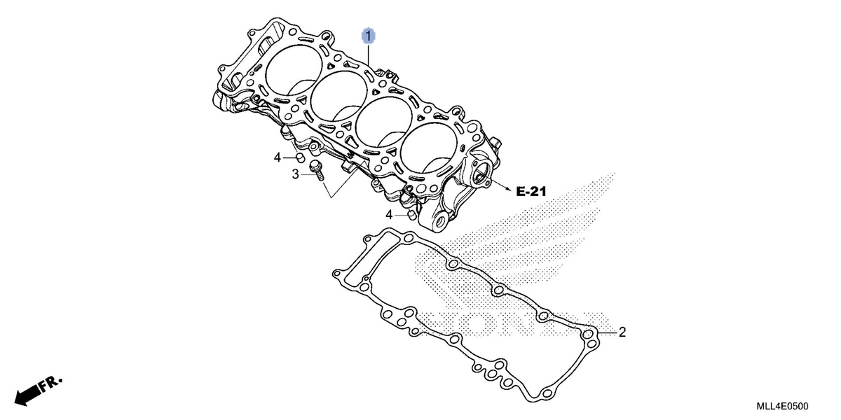 Honda OEM part 12100-MLL-D00