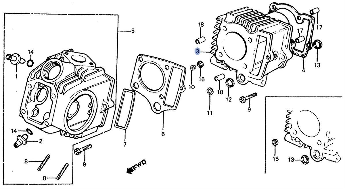 Honda OEM part 12101-GB2-000