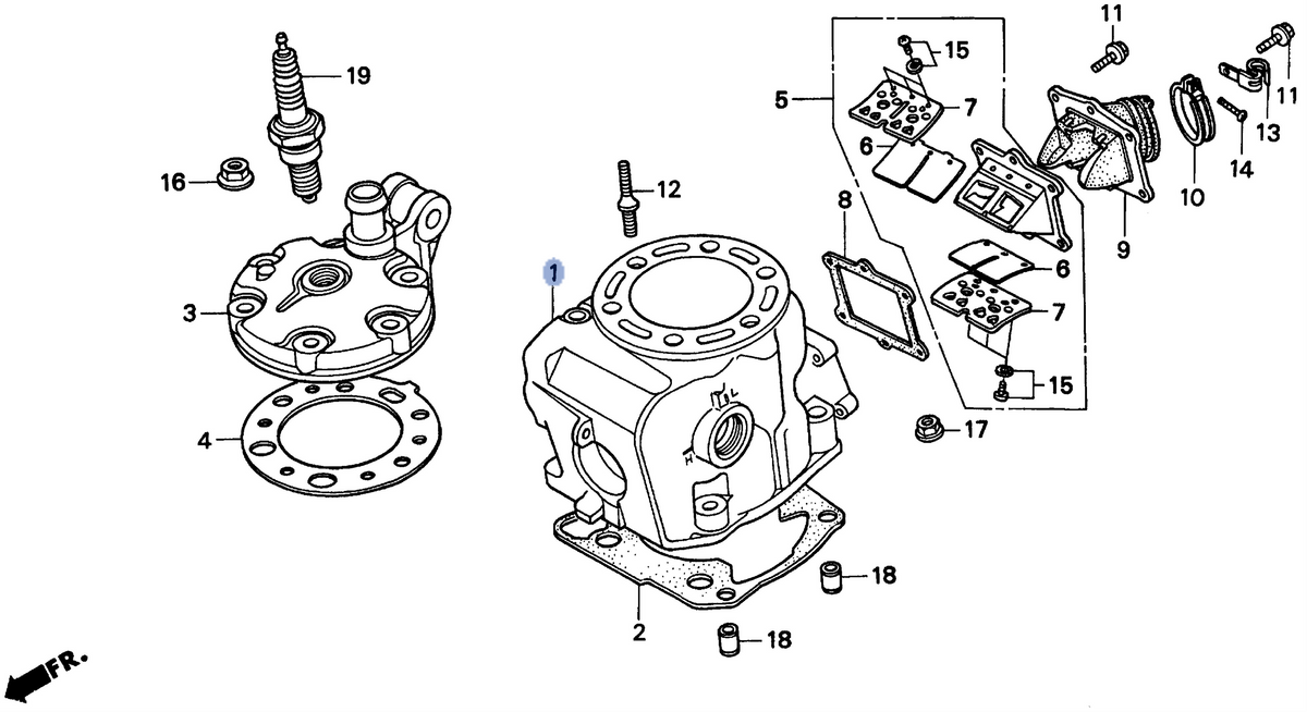 Honda OEM part 12101-KZ3-J10