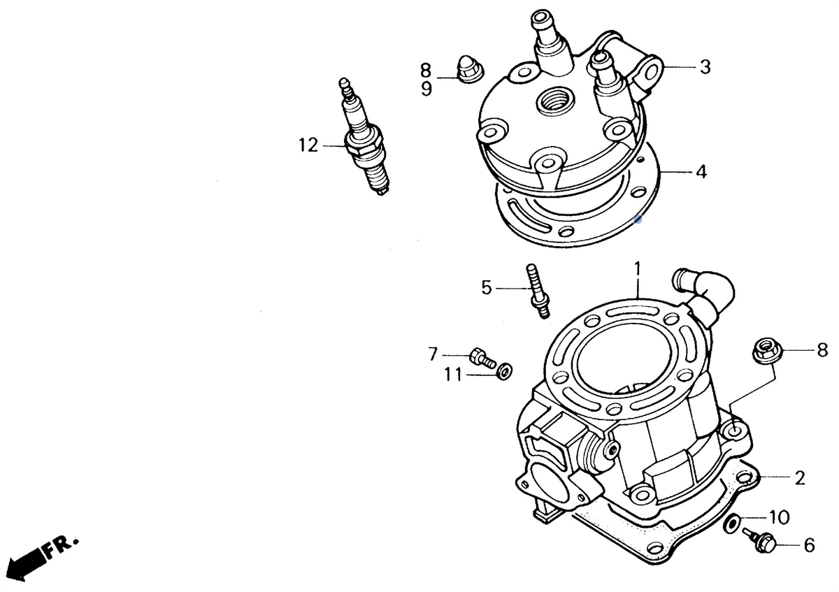 Honda OEM part 12110-KZ4-000