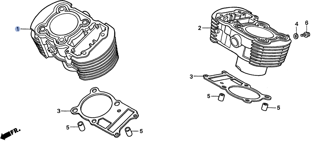 Honda OEM part 12110-MBA-710