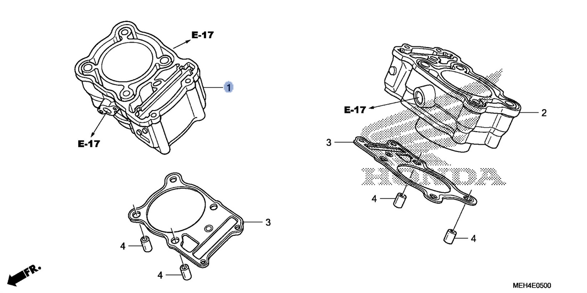 Honda OEM part 12110-MEH-000