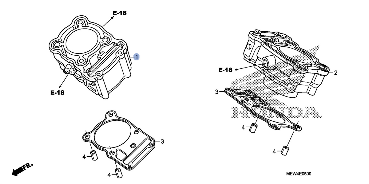 Honda OEM part 12110-MEW-920