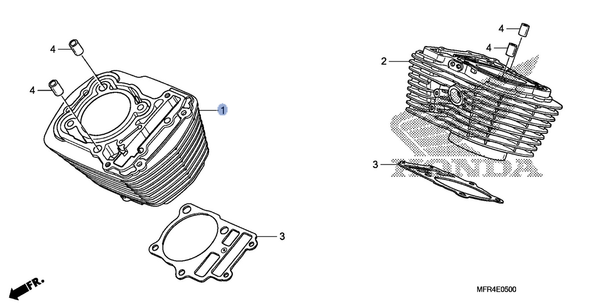 Honda OEM part 12110-MFR-670