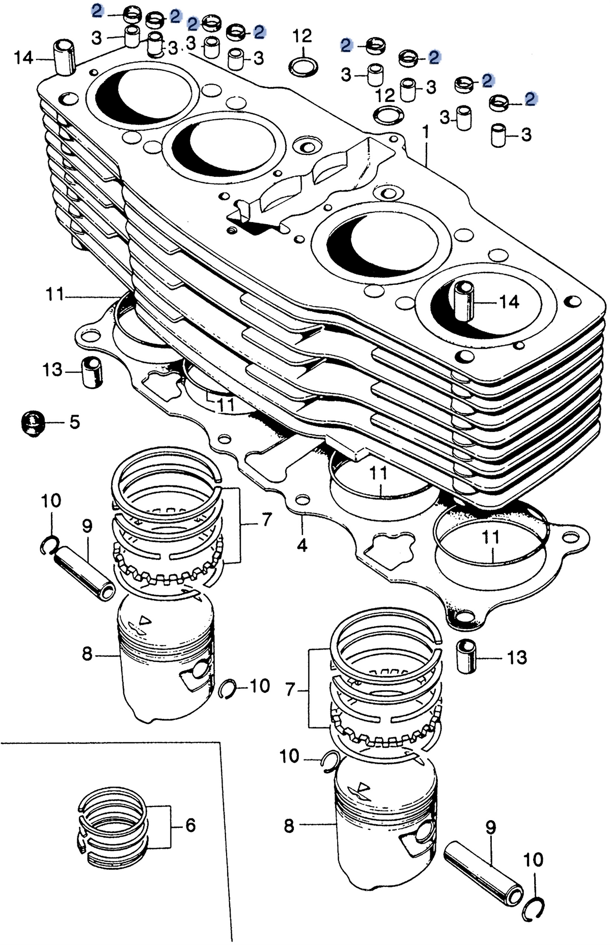 Honda OEM part 12115-300-000