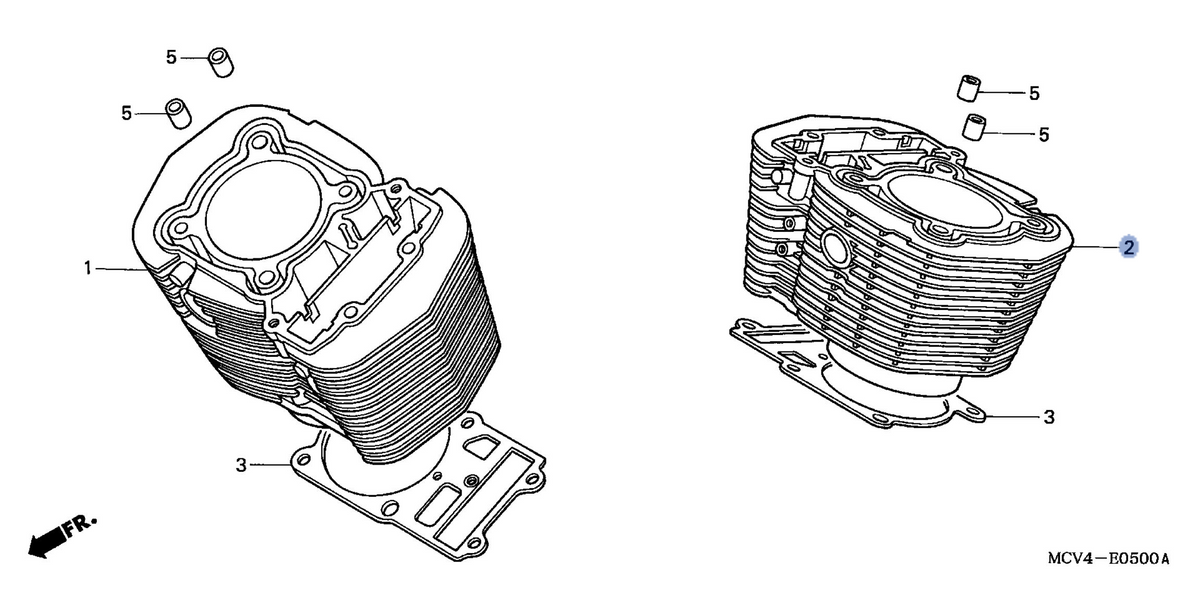 Honda OEM part 12120-MCV-R21