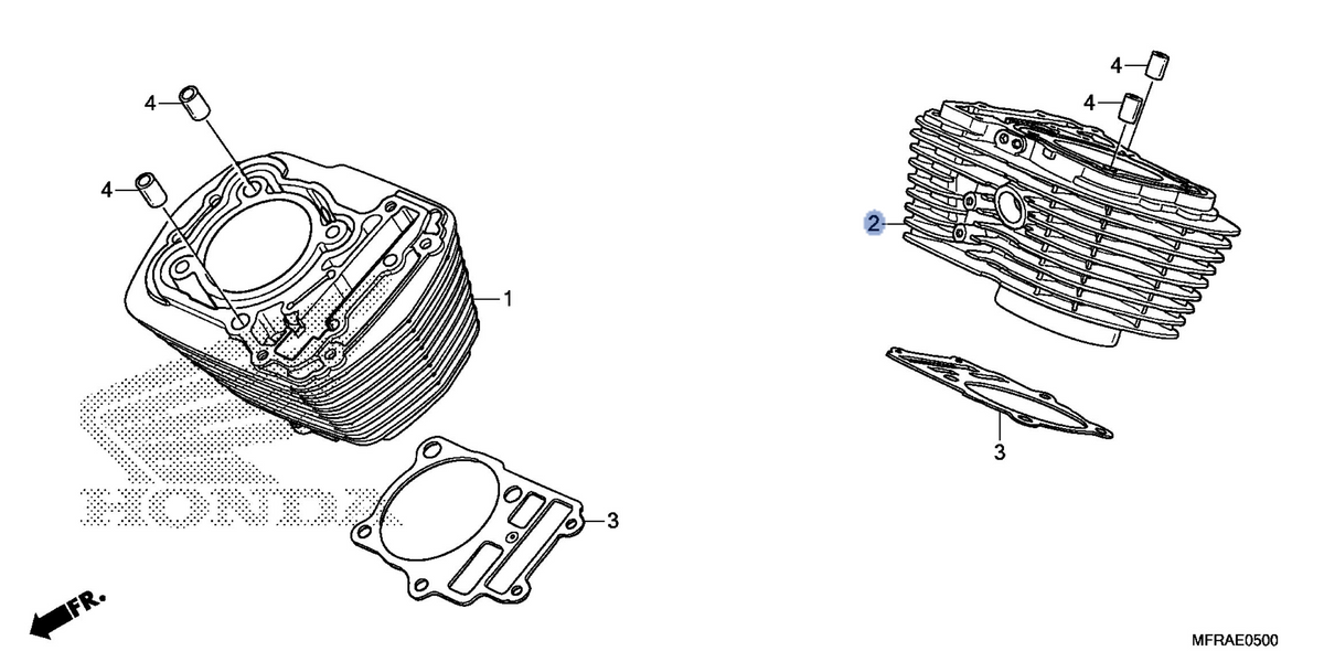 Honda OEM part 12120-MFY-A02