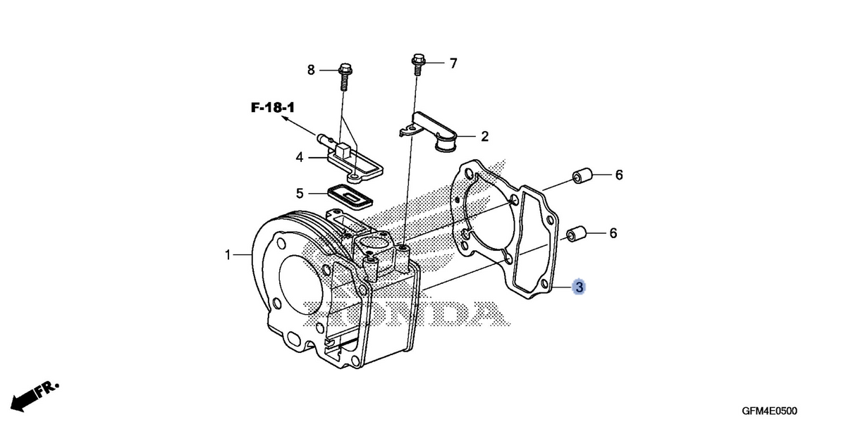 Honda OEM part 12191-GFM-901