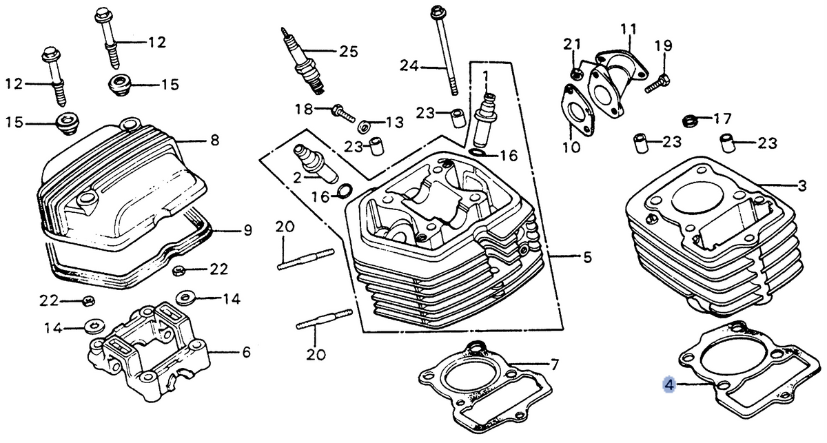 Honda OEM part 12191-GN1-732