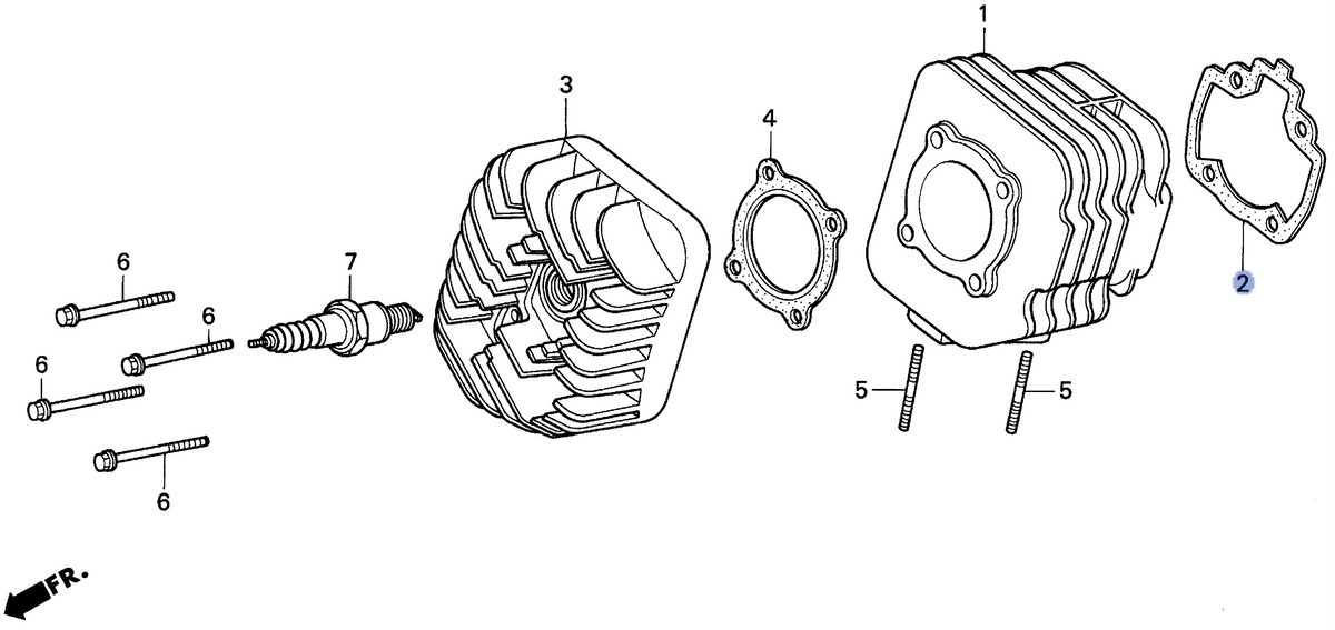 Honda OEM part 12191-GZ4-790