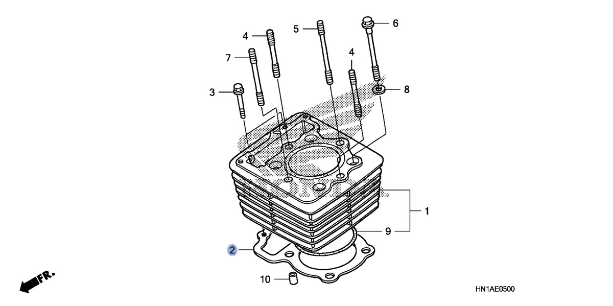 Honda OEM part 12191-HN1-A71