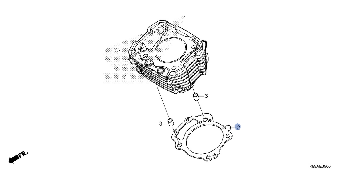 Honda OEM part 12191-K2K-D00