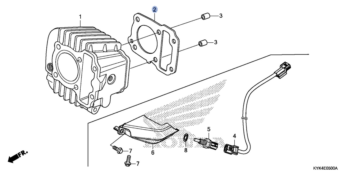 Honda OEM part 12191-K58-TC0