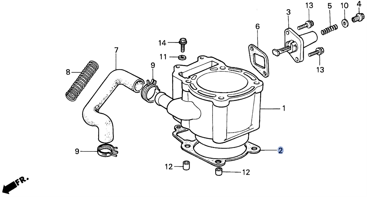 Honda OEM part 12191-KS4-690