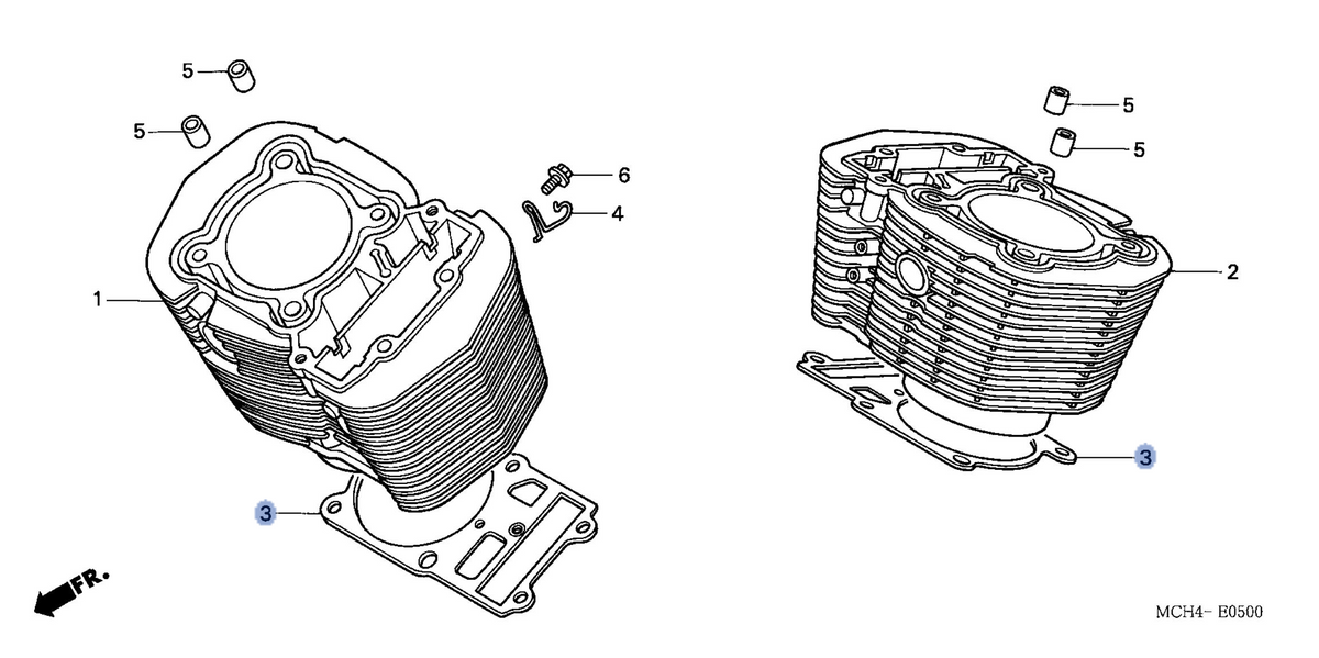 Honda OEM part 12191-MCH-003