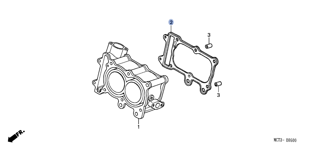 Honda OEM part 12191-MCT-003