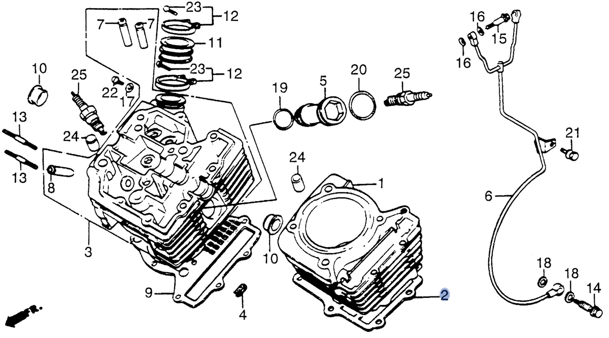 Honda OEM part 12191-ME9-305