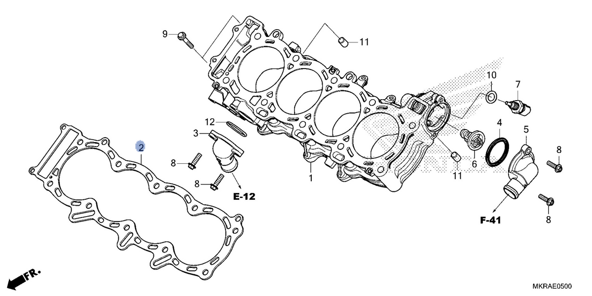 Honda OEM part 12191-MKR-D11