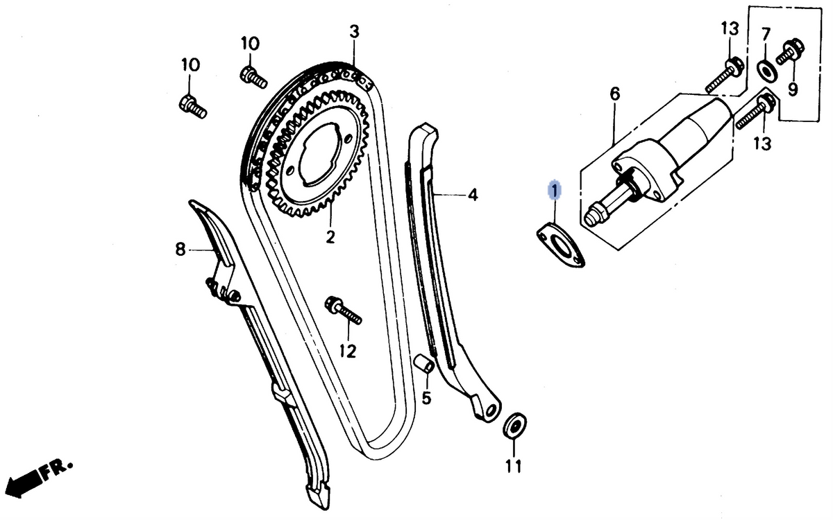 Honda OEM part 12194-HC5-740