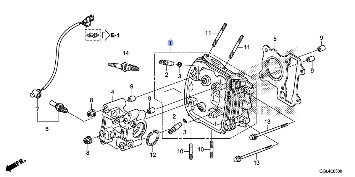 Honda OEM part 12200-GGL-J00