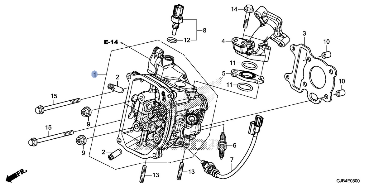 Honda OEM part 12200-GGZ-J00