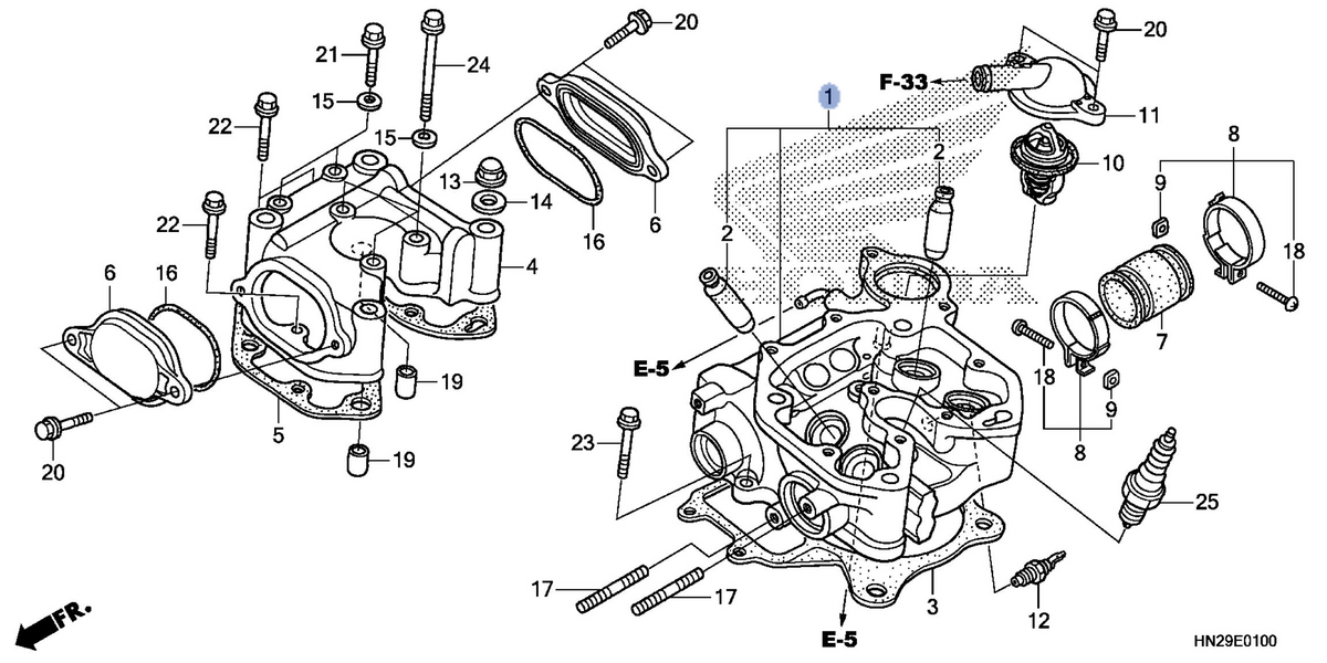 Honda OEM part 12200-HN2-000