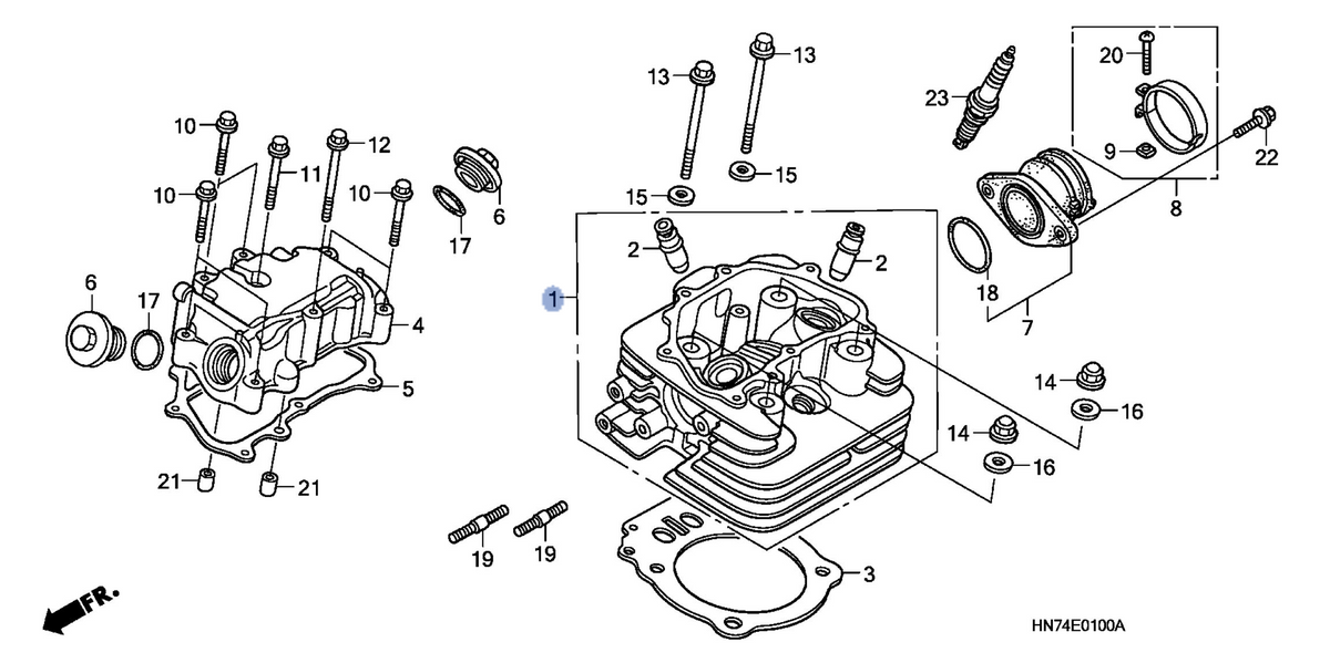 Honda OEM part 12200-HN7-010