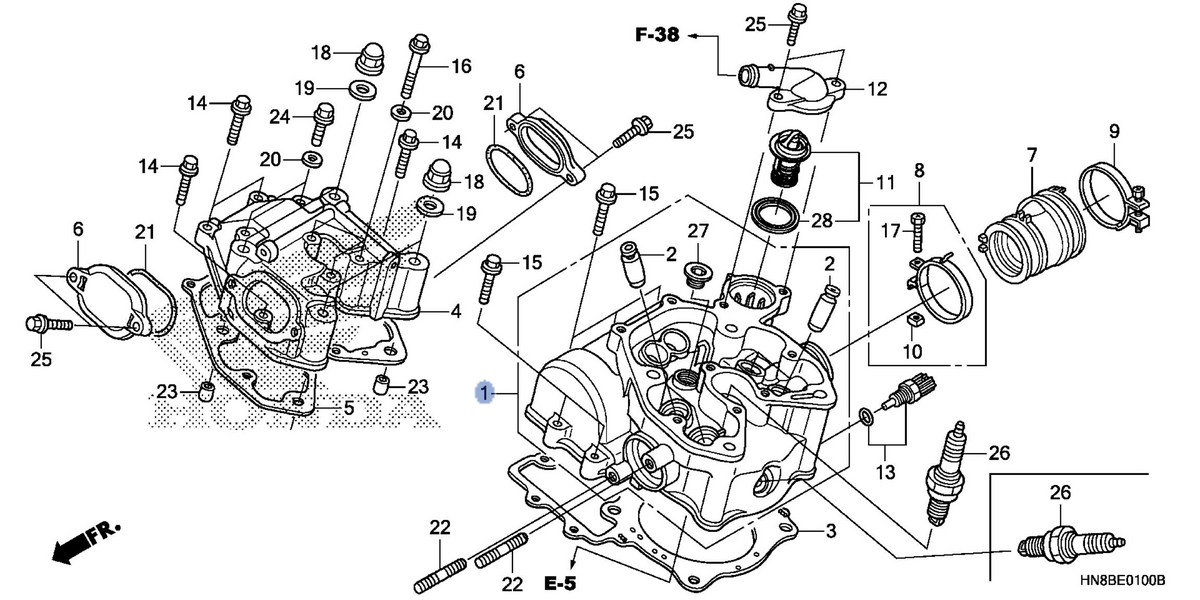Honda OEM part 12200-HN8-F40