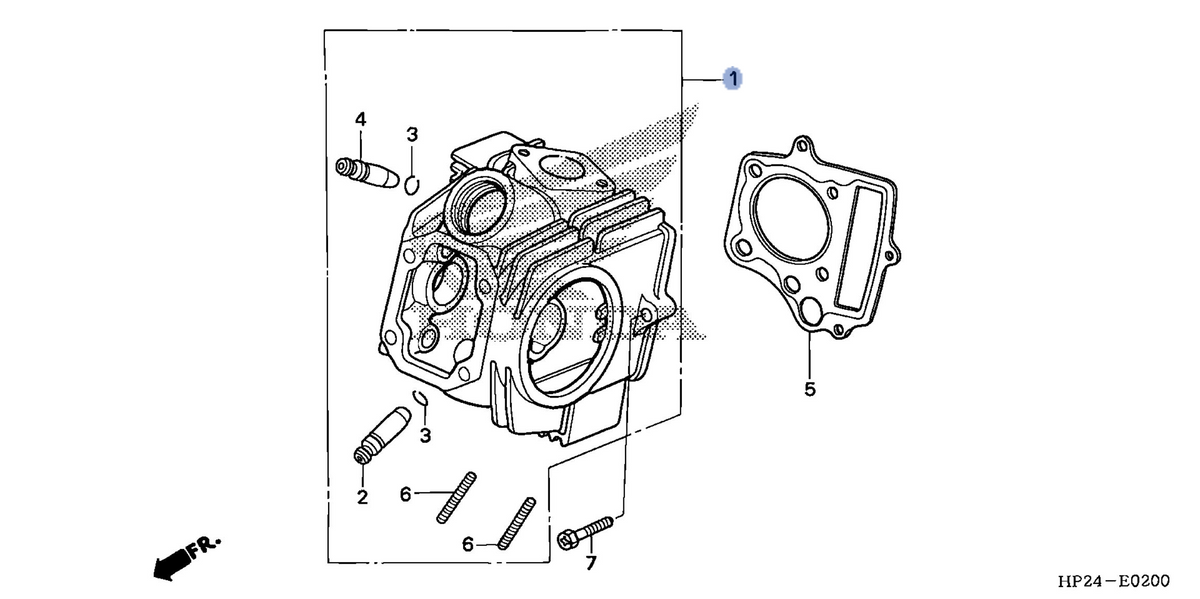 Honda OEM part 12200-HP2-670