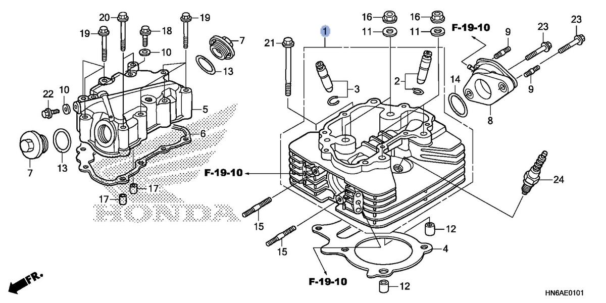 Honda OEM part 12200-HS0-A00