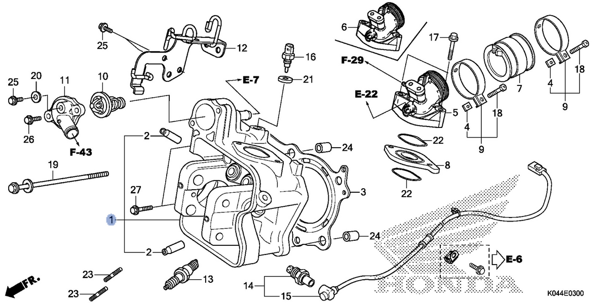 Honda OEM part 12200-K04-931